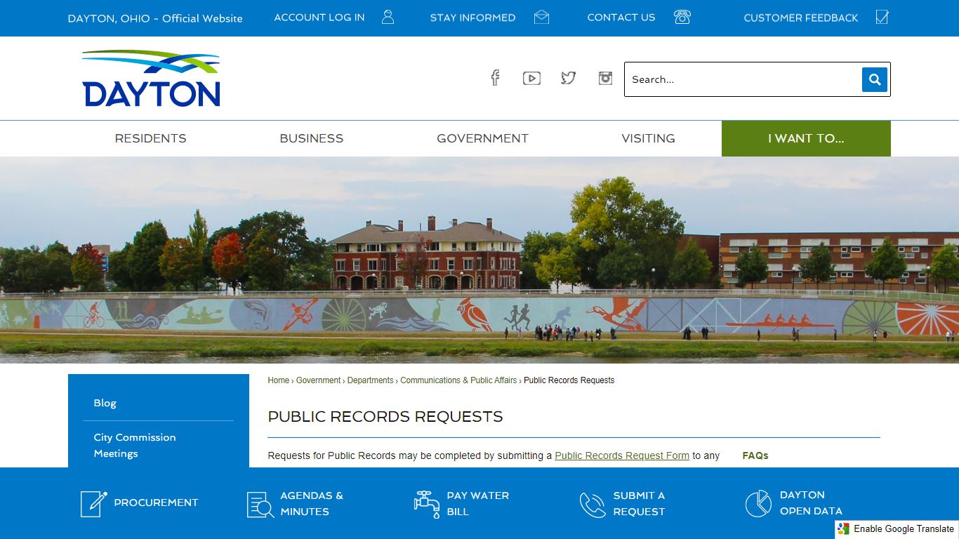 Public Records Requests | Dayton, OH